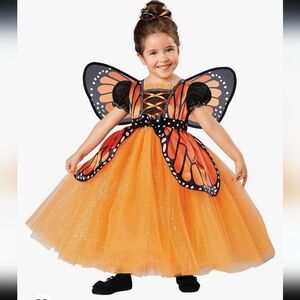 Orange Butterfly Custome by Season Size 2T-4T